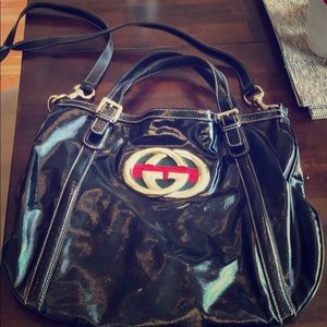 Low price for today only!Authentic Gucci black bag